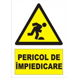 Afise A5 - Pericol de impiedicare