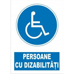 Afise A5 - Persoane cu dizabilitati