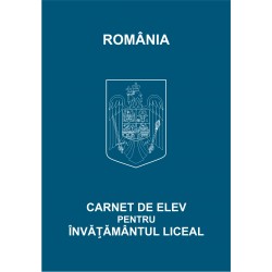 Carnet elev invatamant Liceal