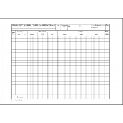 Fisa de cont analitic pentru valori materiale