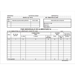 Fisa individuala de alimentare A5