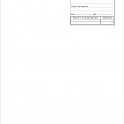Tipizate/Formulare examene