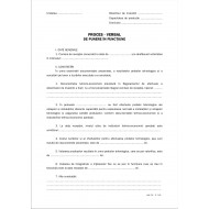 Proces verbal de punere in functiune A4