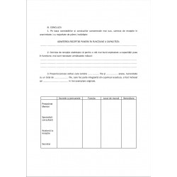 Proces verbal de punere in functiune A4 Proces verbal de punere in functiune A4