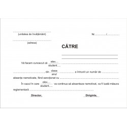 Preaviz exmatriculare