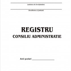Registru procese-verbale ale consiliului profesoral/admistrativ