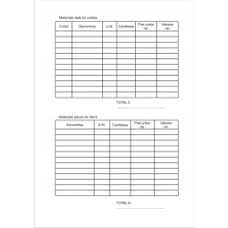 Bon de comanda-chitanta A5 cu TVA - autocopiativ