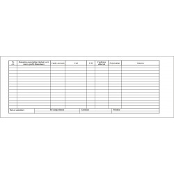 Bon de consum A5 - hartie