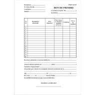 Bon de primire in consignatie A5