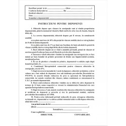 Bon de primire in consignatie A5