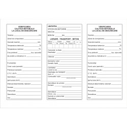 Bon livrare beton 3/A4