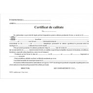 Certificat de calitate A5
