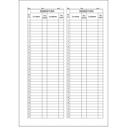 Condica de prezenta A4 - caserata Condica de prezenta A4 - caserata