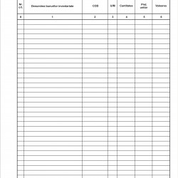 Liste de inventariere