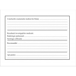 Adeverinta medicala A6